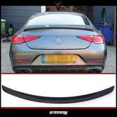 Rear Spoiler For Mercedes C257 CLS 400 500 550 63 Amg Gt 2020 Piano Black ABS Plastic