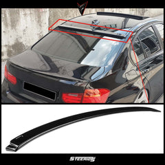 Roof Top Spoiler For BMW 3 Series F30 320i 325i 328i 335i 340i 2012-2018 Piano Black ABS Plastic