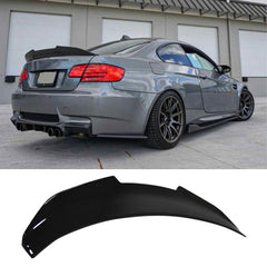 Rear Spoiler For BMW E92 3 Series PSM 2006-2010 Piano Black ABS Plastic
