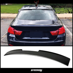 Roof Top Spoiler For BMW 4 Series F36 M4 Style 2014-2020 Gran Coupe Piano Black ABS Plastic
