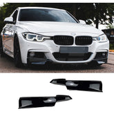 Front Bumper FLAP Wrap for BMW 3 Series F30 F31 2013-2019 M Pack, 2pcs FLAP Canards Lip Splitter Corner Trim Cover Adjustable Tuning Body Part Body Kit