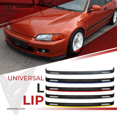 Universal L Model L-Type Front Bumper Lip Adjustable All Car