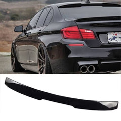 Roof Top Spoiler For BMW 5-Series F10 M4 Style 2010-2016 520i 535i 528i (Not compatible with E60) Piano Black ABS Plastic