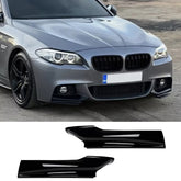 Front Bumper FLAP Wrap for BMW 5 Series F10 F11 2011-2017 M Sport, 2pcs FLAP Canards Lip Splitter Corner Trim Cover Adjustable Tuning Body Part Body Kit