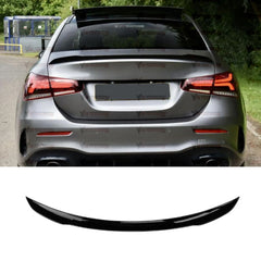 Rear Spoiler For Mercedes W177 Sedan 2018+ A35 A45 AMG Style Piano Black ABS Plastic