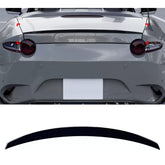 Rear Trunk Spoiler For Mazda MX-5 Miata 2016+ Spoiler Piano Black ABS Plastic