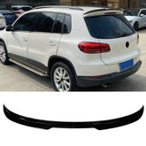 Rear Roof Spoiler For VW Tiguan 2011-2015 Spoiler Piano Black ABS Plastic