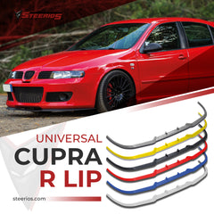 Universal Cupra R C-Type Front Bumper Lip Adjustable All Car