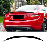 Rear Trunk Spoiler For Mercedes Benz SLK SLC R172 2011-2019 Spoiler Piano Black ABS Plastic