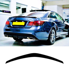 Rear Trunk Spoiler For Mercedes Benz E Class E Coupe C207 2009-2016 Spoiler Piano Black ABS Plastic