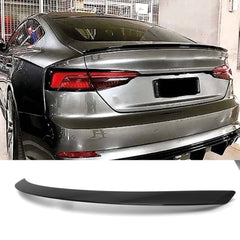 Rear Spoiler For Audi A5 B9 2017-2021 Coupe-Sedan Piano Black ABS Plastic