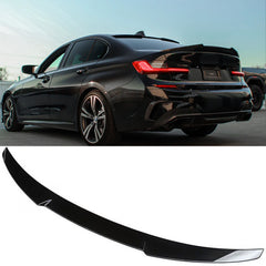Rear Spoiler For BMW G20 G80 3 Series M4 Style 2019-2023 Piano Black ABS Plastic