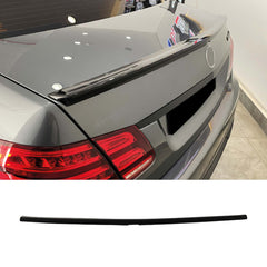 Rear Spoiler For Mercedes W212 Sedan Trunk 2009-2016 AMG Piano Black ABS Plastic