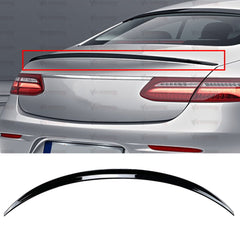 Rear Spoiler For Mercedes E Coupe C238 16-22 E Class AMG Style Piano Black ABS Plastic