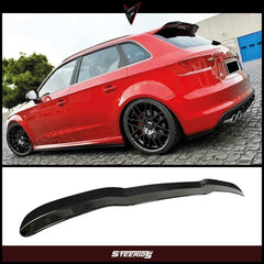 Rear Spoiler For Audi A3 8V 2012-2019 S3 Piano Black ABS Plastic