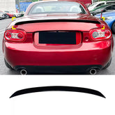 Rear Trunk Spoiler For Mazda MX-5 Miata 2005-2015 Spoiler Piano Black ABS Plastic