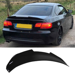Rear Spoiler For BMW E92 3 Series PSM 2006-2010 Piano Black ABS Plastic