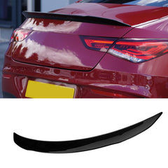 Rear Spoiler For Mercedes C118 CLA AMG Style 2020-2024 Piano Black ABS Plastic