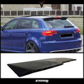 Rear Spoiler For Audi A3 8P RS3 Style 2003-2008 4 Door Piano Black Vacuum Plastic