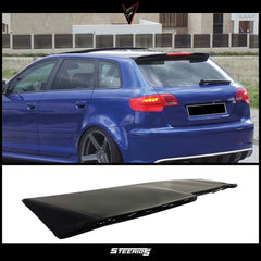 Rear Spoiler For Audi A3 8P RS3 Style 2003-2008 4 Door Piano Black Vacuum Plastic