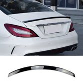 Rear Trunk Spoiler For Mercedes Benz CLS Class C218 2011-2017 Spoiler Piano Black ABS Plastic