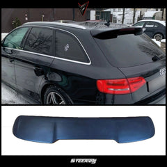 Rear Spoiler For Audi A4 RS4 Style 2012-2016 Primer Painted Fiberglass