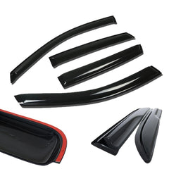 Window Visor for Dacia Duster 10-17 4pcs Rain Guard Wind Deflector