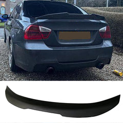Rear Spoiler For BMW E90 3 Series PSM 2005-2012 Piano Black ABS Plastic