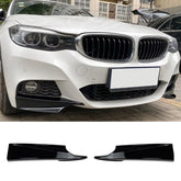 Front Bumper FLAP Wrap for BMW 3 Series F34 2014-2019 M Sport, 2pcs FLAP Canards Lip Splitter Corner Trim Cover Adjustable Tuning Body Part Body Kit