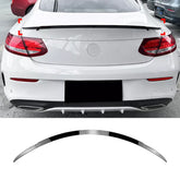 Rear Trunk Spoiler For Mercedes Benz C Class C Coupe C205 2015-2021 Br Style Spoiler Piano Black ABS Plastic