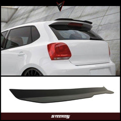 Rear Spoiler For VW Polo MK5 GTI R V1 2009-2017 Piano Black ABS Plastic
