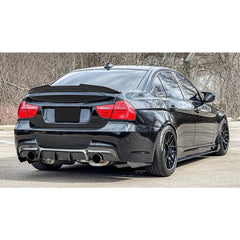 Rear Spoiler For BMW E90 3 Series PSM 2005-2012 Piano Black ABS Plastic