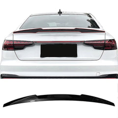 Rear Spoiler For Audi A4 B9 M4 Style 2019-2021 Piano Black ABS Plastic