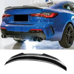 Rear Spoiler For BMW G22 2021+ PSM Style G24 G26 G82 4 serisi i4 420i 430i 430d M440i M4 Piano Black ABS Plastic