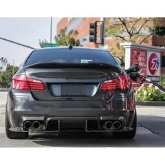 Rear Spoiler For BMW 5-Series F10 PSM 2010-2017 520i 535i 528i Piano Black ABS Plastic