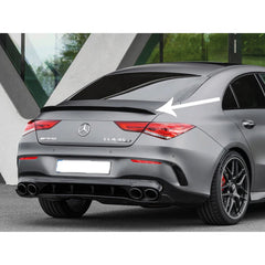 Rear Spoiler For Mercedese W118 CLA CLA45 C118 2019-2023 Piano Black ABS Plastic
