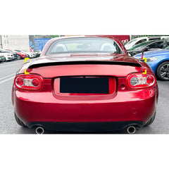 Rear Trunk Spoiler For Mazda MX-5 Miata 2005-2015 Spoiler Piano Black ABS Plastic