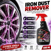 Iron Dust Remover 500 ML – Color Active Wheel & Body Cleaner, Brake Dust Tar and Fallout Remover Spray