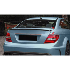 Rear Trunk Spoiler For Mercedes Benz C Class C204 2011-2015 Spoiler Piano Black ABS Plastic