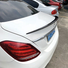 Rear Spoiler For Mercedes W205 C Series 2015-2018 AMG Style Piano Black ABS Plastic