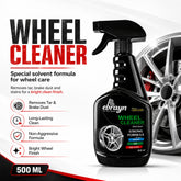Wheel Cleaner 500ML – Powerful Alloy Rim Cleaning Spray, Brake Dust & Tar Remover, Deep Cleaning Car Care Formula