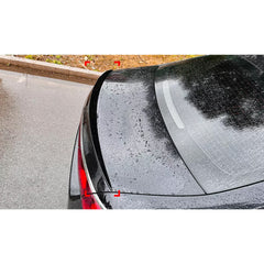 Rear Trunk Spoiler For Mercedes Benz E Class W214 AMG 2024+ AMG Style Spoiler Piano Black ABS Plastic