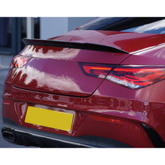 Rear Spoiler For Mercedes C118 CLA AMG Style 2020-2024 Piano Black ABS Plastic