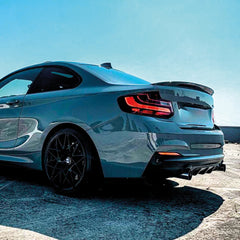 Rear Spoiler For BMW 2 Series F22 Coupe 2014 2021 Piano Black ABS Plastic