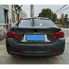 Roof Top Spoiler For BMW 4 Series F36 M4 Style 2014-2020 Gran Coupe Piano Black ABS Plastic