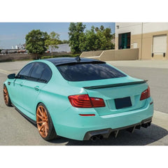 Roof Top Spoiler For BMW 5-Series F10 M4 Style 2010-2016 520i 535i 528i (Not compatible with E60) Piano Black ABS Plastic