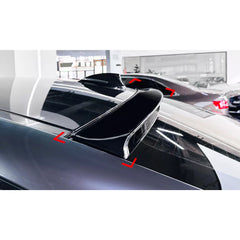 Roof Top Spoiler For BMW 4 Series F32 F82 2014-2020 Piano Black ABS Plastic