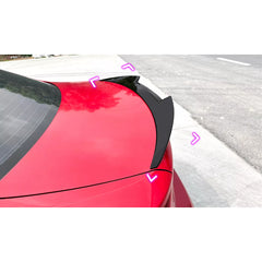 Rear Trunk Spoiler For BMW 2 Series F22 F87 2014-2019 M4 Style Spoiler Piano Black ABS Plastic