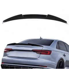 Rear Spoiler For Audi A4 SD B9 2019 M4 Style Piano Black ABS Plastic