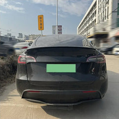 Rear Spoiler For Tesla Model Y 2019-2024 Piano Black ABS Plastic